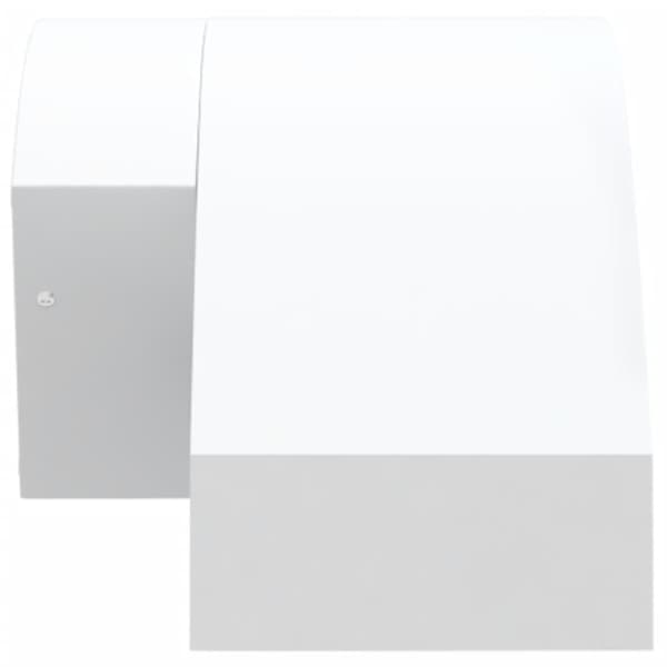 Utomhusvägglampa LED med sensor vit gjuten aluminium