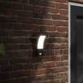 Miniatyrbillede 1 af 9: udendørs LED-væglamper 2 stk. sensorer trykstøbt aluminium sort