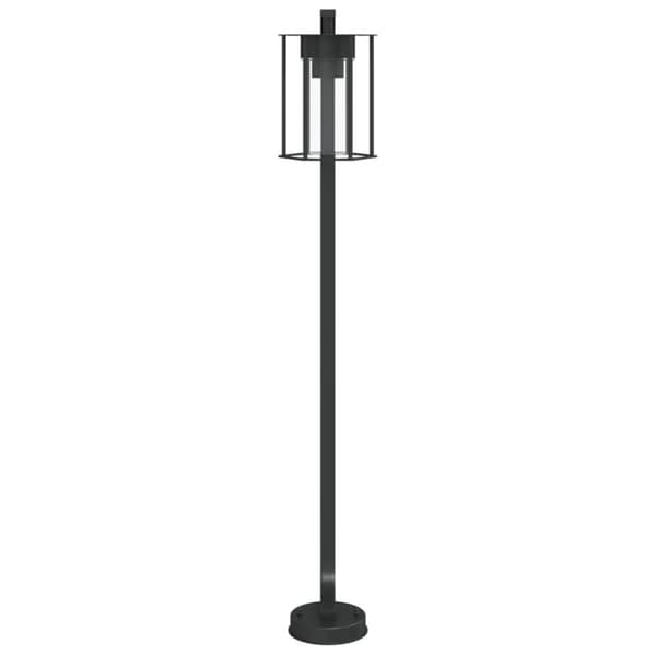 Utomhusgolvlampa svart 100 cm rostfritt stål