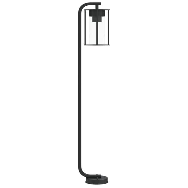 Utomhusgolvlampa svart 100 cm rostfritt stål
