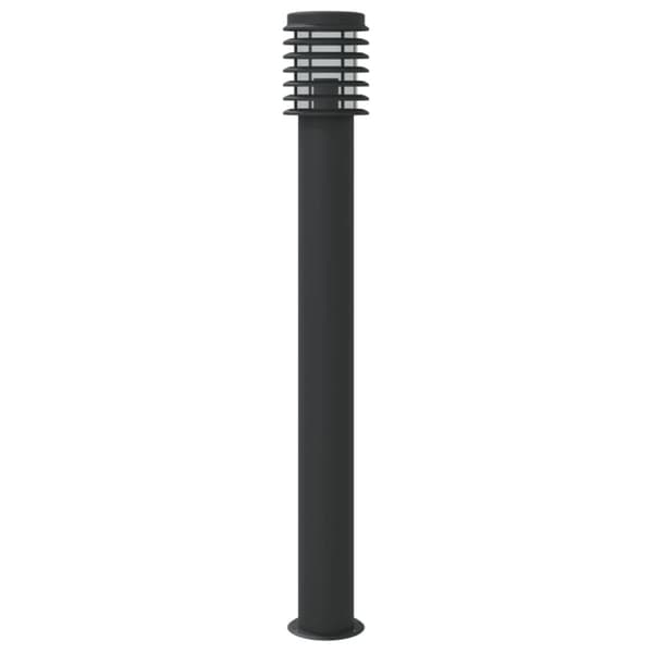 Pylväsvalaisimet 3 kpl musta 110 cm ruostumaton teräs