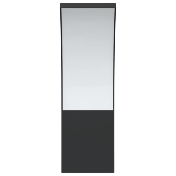udendørs LED-væglamper 2 stk. trykstøbt aluminium sort