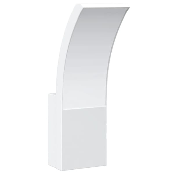 Utomhusvägglampa LED vit gjuten aluminium
