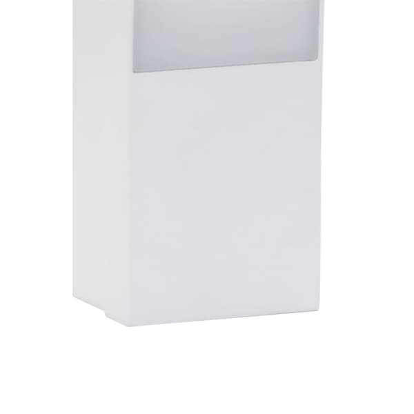 Utomhusvägglampa LED vit gjuten aluminium