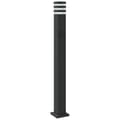 Miniatyrbillede 6 af 7: udendørs standerlamper 3 stk. stikkontakt 110 cm aluminium sort