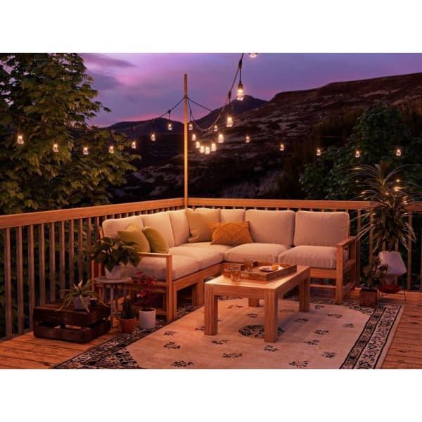 Nanoleaf Essentials Matter Outdoor String Light valonauha, aloituspakkaus, 30 m