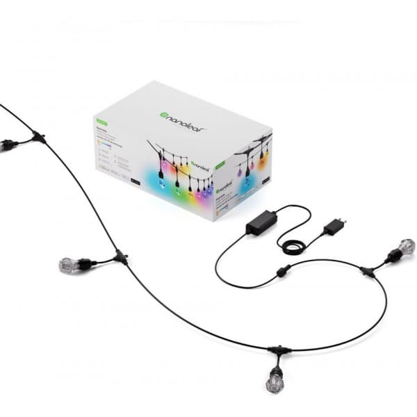 Nanoleaf Essentials Matter Outdoor String Light valonauha, aloituspakkaus, 30 m