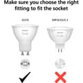 Miniatyrbild 6 av 11: Philips Hue LED-smartlampa, BT, White ambiance, GU10, 4,2 W, 1-pack