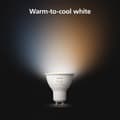 Miniatyrbild 8 av 11: Philips Hue LED-smartlampa, BT, White ambiance, GU10, 4,2 W, 1-pack