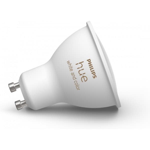 Philips Hue -LED-smartlampa, BT, Vit och färgambians, GU10, 4,2 W, 1-pack