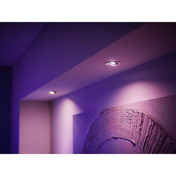 Philips Hue -LED-smartlampa, BT, Vit och färgambians, GU10, 4,2 W, 1-pack