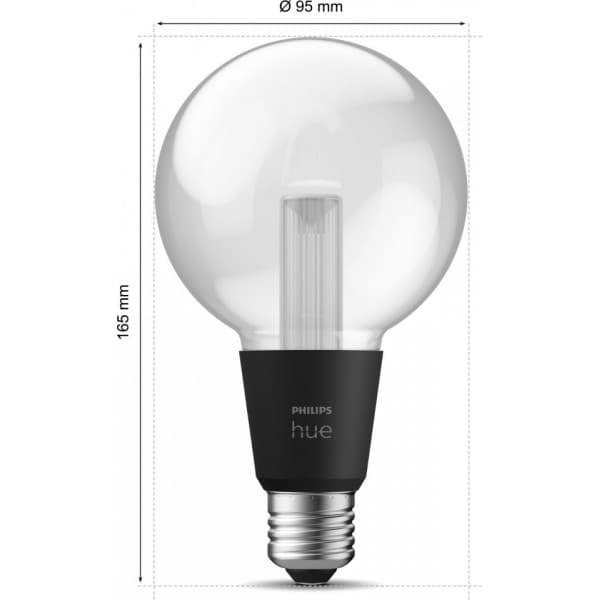 Philips Hue Lightguide Globe -smartlampe, E27, G95