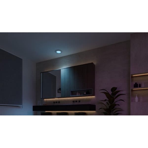 Philips Hue Slim Recessed Light S - inbyggd spotlights, 90 mm, vit