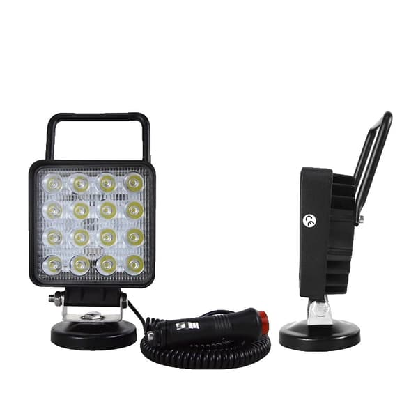 LED Työvalo, 48W Teho, IP67 Vesitiivis,2 kpl Spot Beam