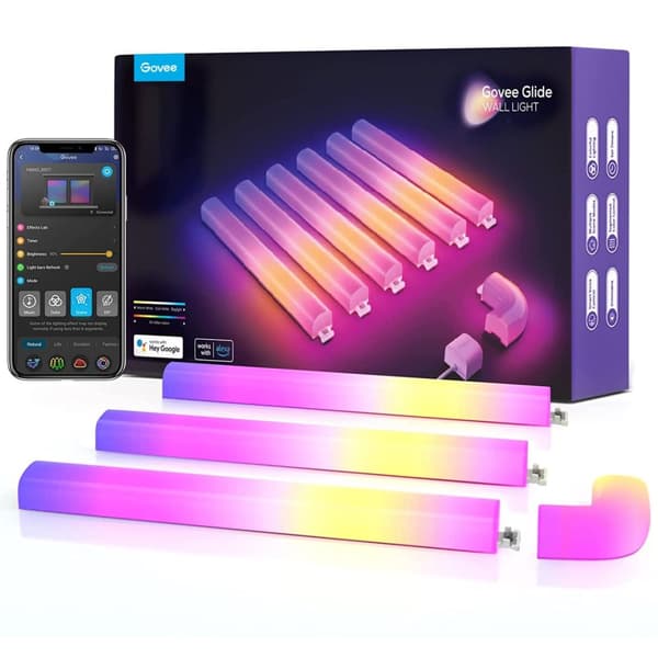 Govee Glide Rgbic Wall Light 6+1