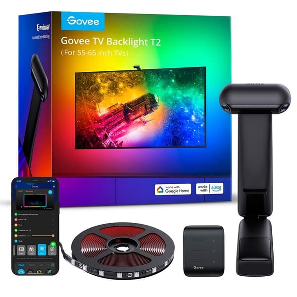 Govee Envisual Tv Backlight T2 With Dual Camerasnbsp; 55-65