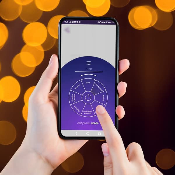 400 LED ljusridå - varmvit - applikationsstyrd