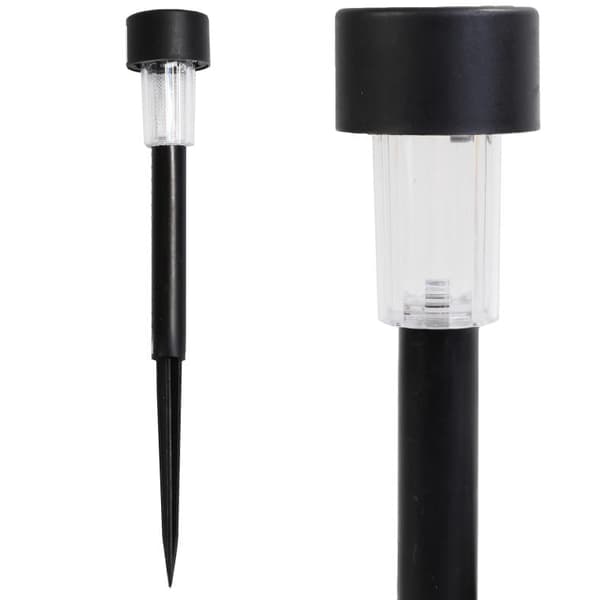 Solar Lysstang med Twilight Sensor - Hvid LED, 31 cm