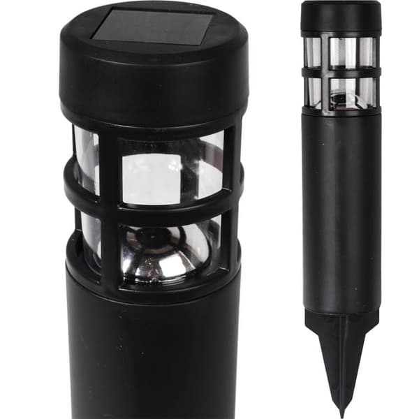Enkel Goliath Solar Garden Lamp i Svart