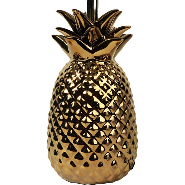 Keramisk lampe i form af en ananas, 38x20 cm