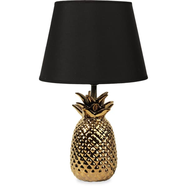 Keramisk lampe i form af en ananas, 38x20 cm
