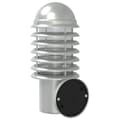 Miniatyrbild 6 av 7: Utomhusvägglampor 2 st silver rostfritt stål