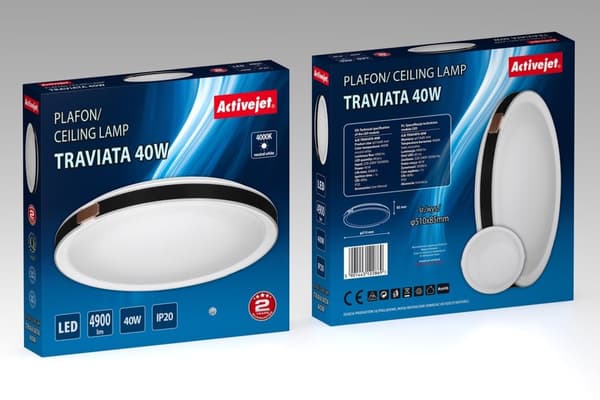 Activejet LED-taklampa AJE-TRAVIATA 40W