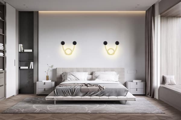 Activejet LED-vägglampa AJE-CAMELIA WW