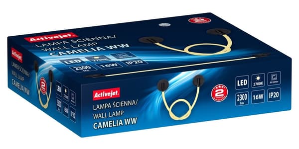 Activejet LED-vägglampa AJE-CAMELIA WW