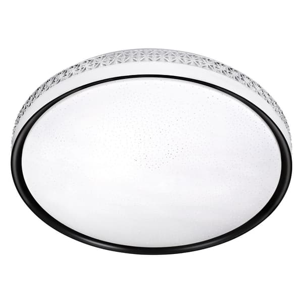 Moderne LED loftplafond Activejet LUNA 23W Sort, Hvid