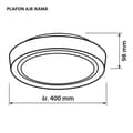 Pikkukuva 7 / 9: Activejet LED kattovalaisin AJE-KAMA 24W