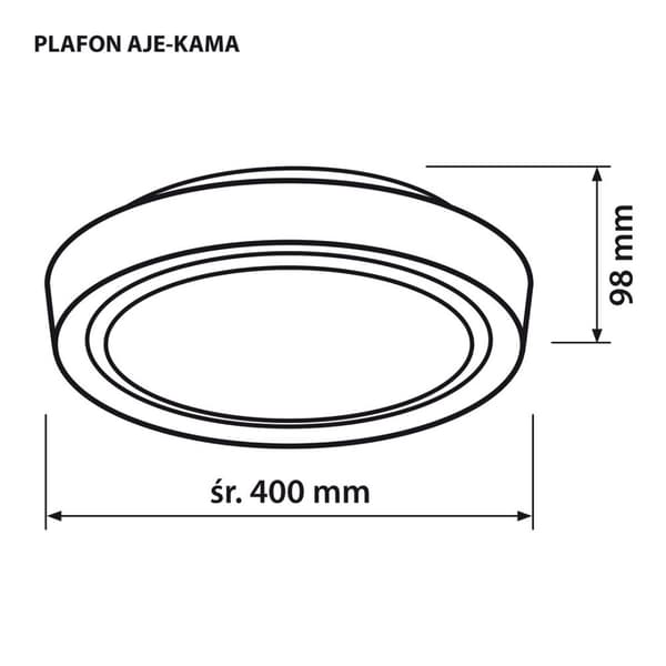 Activejet LED kattovalaisin AJE-KAMA 24W