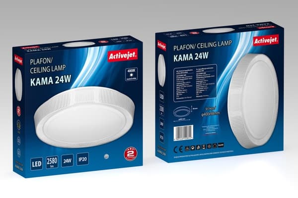 Activejet LED kattovalaisin AJE-KAMA 24W