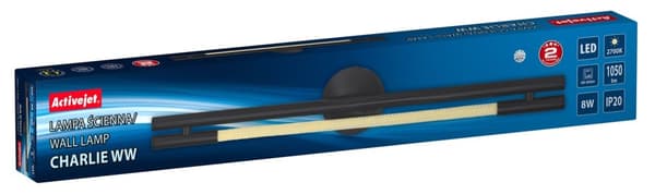 Activejet LED-vägglampa AJE-CHARLIE WW