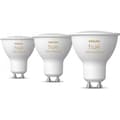 Miniatyrbillede 2 af 11: Philips Hue -LED-smartpære, BT, Hvid ambiance, GU10, 4,2 W, 3-pak