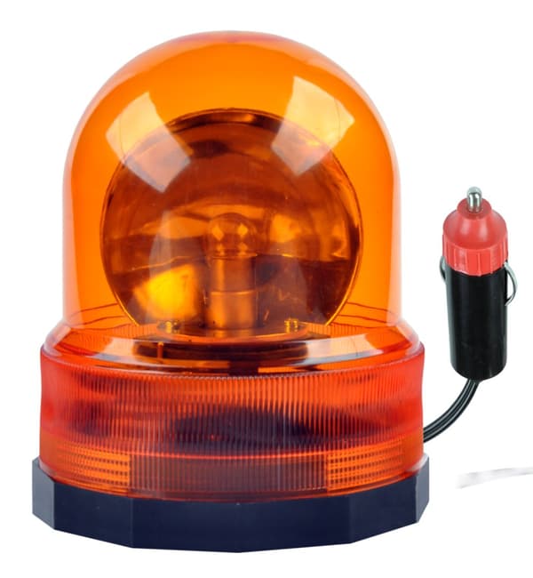 Advarselslampe orange 24V