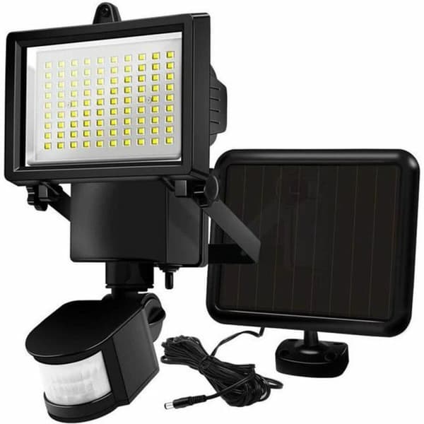 Solcelledrevet spotlight Lumi Garden Sort Sort