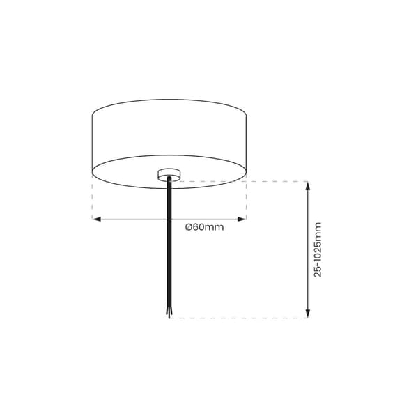 Strømforsyning Suspension Guide Track White 1-Circuit