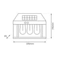 Miniatyrbillede 6 af 7: Filo Triple Solar Væglampe 3000K