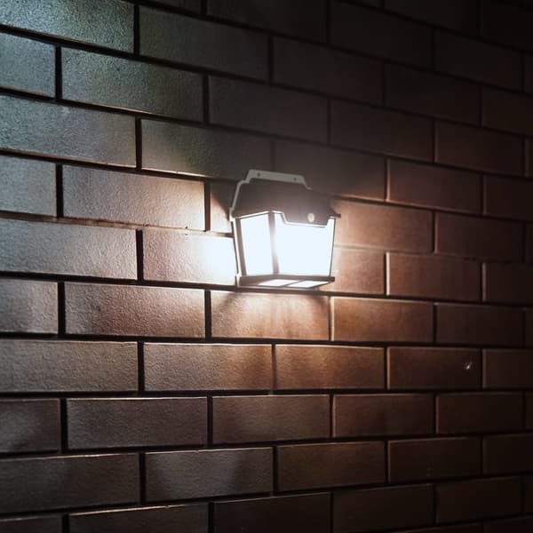 Filo Dubbel Solar Vägglampa 3000K