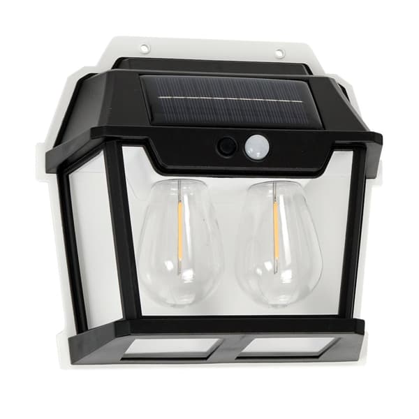 Filo Dubbel Solar Vägglampa 3000K