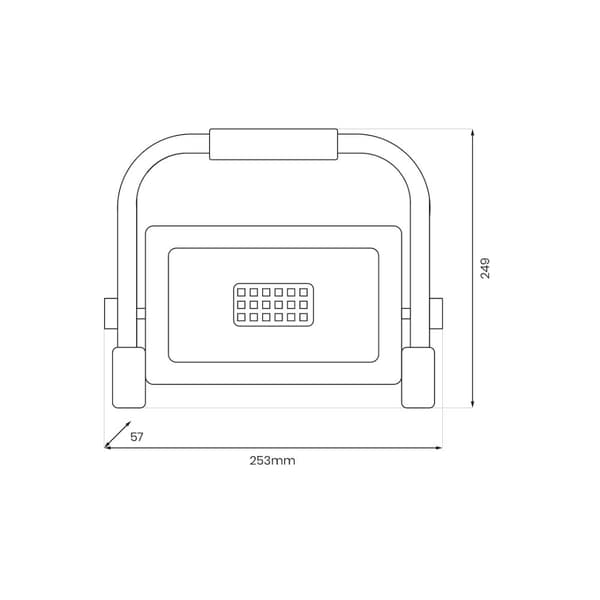 Kannettava LED-valonheitin Work 50W 4000K IP65