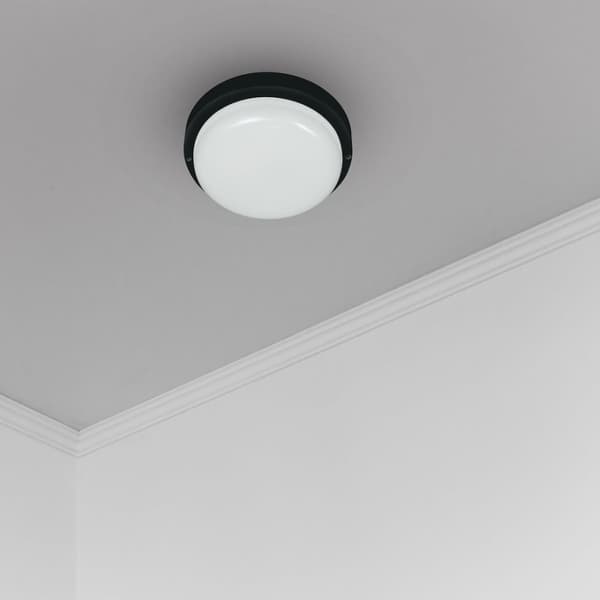 Davo Round Channel Fixture 8W 4000K IP64 Sort