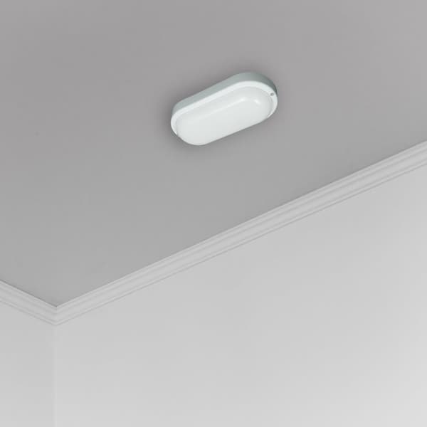 Davo Oval 8W 4000K IP64 Vit kanalarmatur