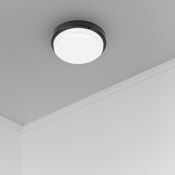 Davo Circle Channel Lysarmatur 18W 4000K IP64 Sort