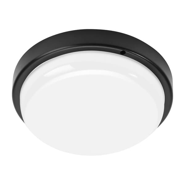 Davo Circle Channel Belysningsarmatur 18W 4000K IP64 Svart