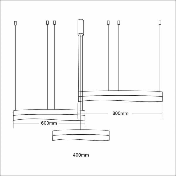 PRECIOSA 158W LED pendellampa