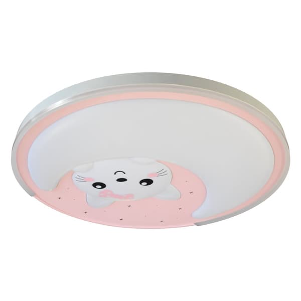 Loftslampe MOONCAT PINK 34W LED