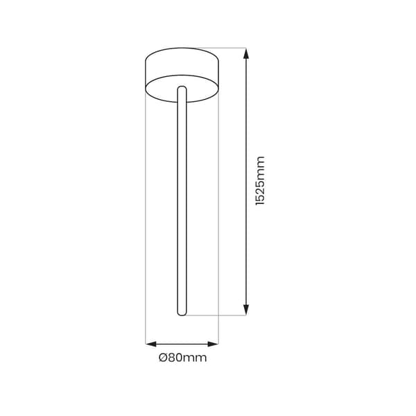 Power Sling Guide Track Black 3-Circuit