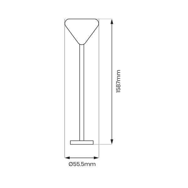 Suspension Track Guide Black 3-Circuit